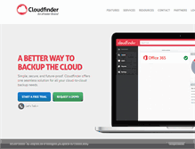 Tablet Screenshot of cloudfinder.com